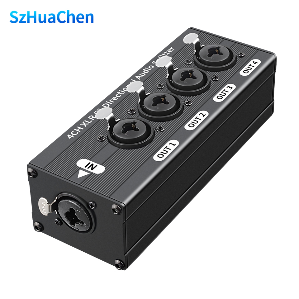 Phone Cases Uk - 6.35mm Interface 1X4 XLR Balanced Audio