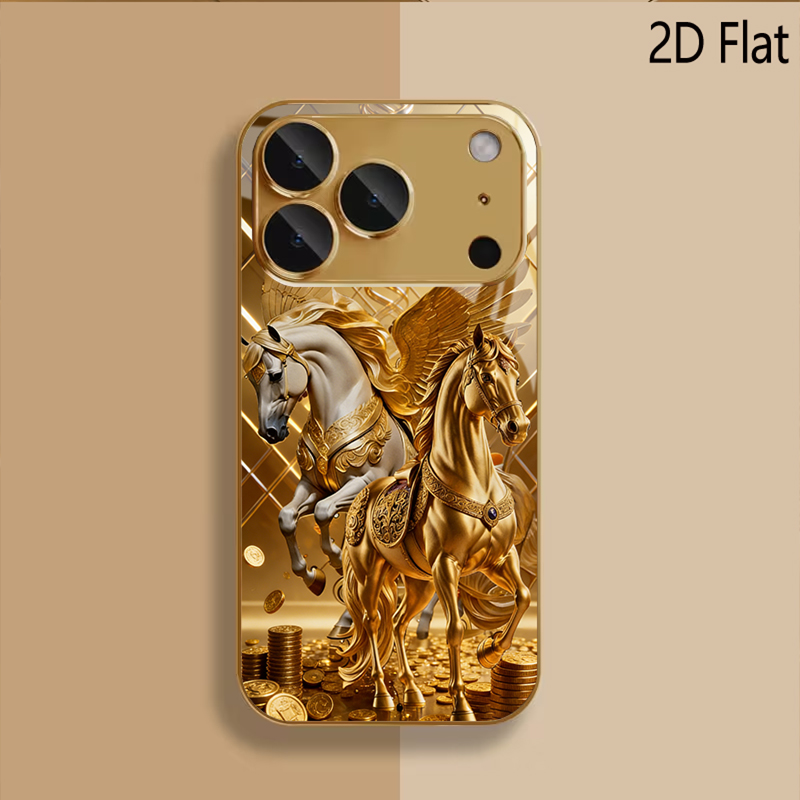 Two horses Patterned tempered  - đánh giá và giá Phone Cases H&M