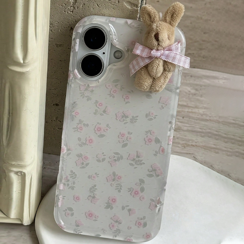 3D Lattice Bow Brown Rabbit Fl - đánh giá và giá Phone Cases Pinterest