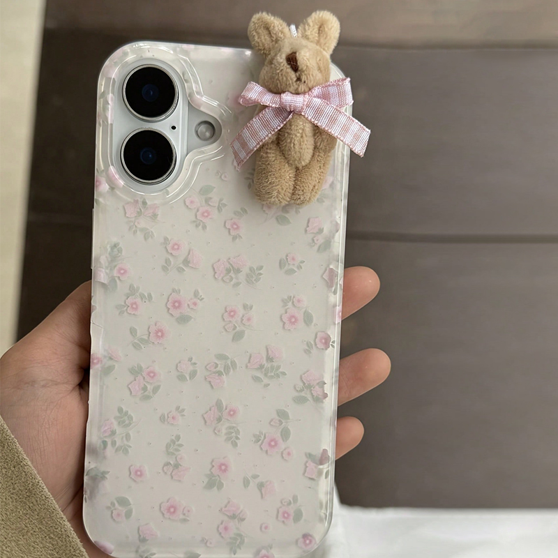 3D Lattice Bow Brown Rabbit Fl - đánh giá và giá Phone Cases Pinterest