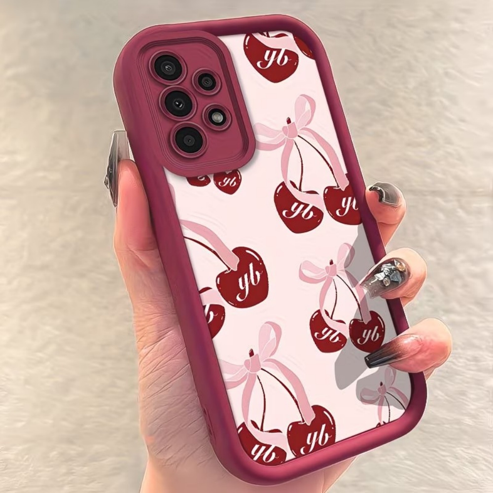 Hot Sale Cherry Bow Soft Anti- - đánh giá và giá Phone Cases Cherry