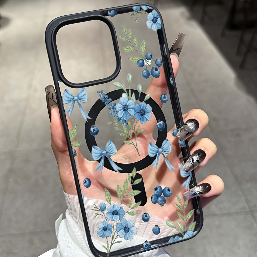 Blueberry Floral Clear Case  F - đánh giá và giá Phone Cases Popular