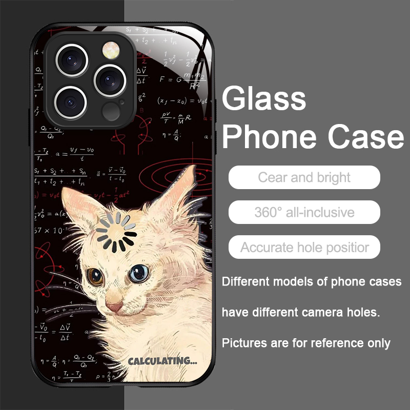 Funny Art Thinking Formula Cat - đánh giá và giá Phone Cases Funny