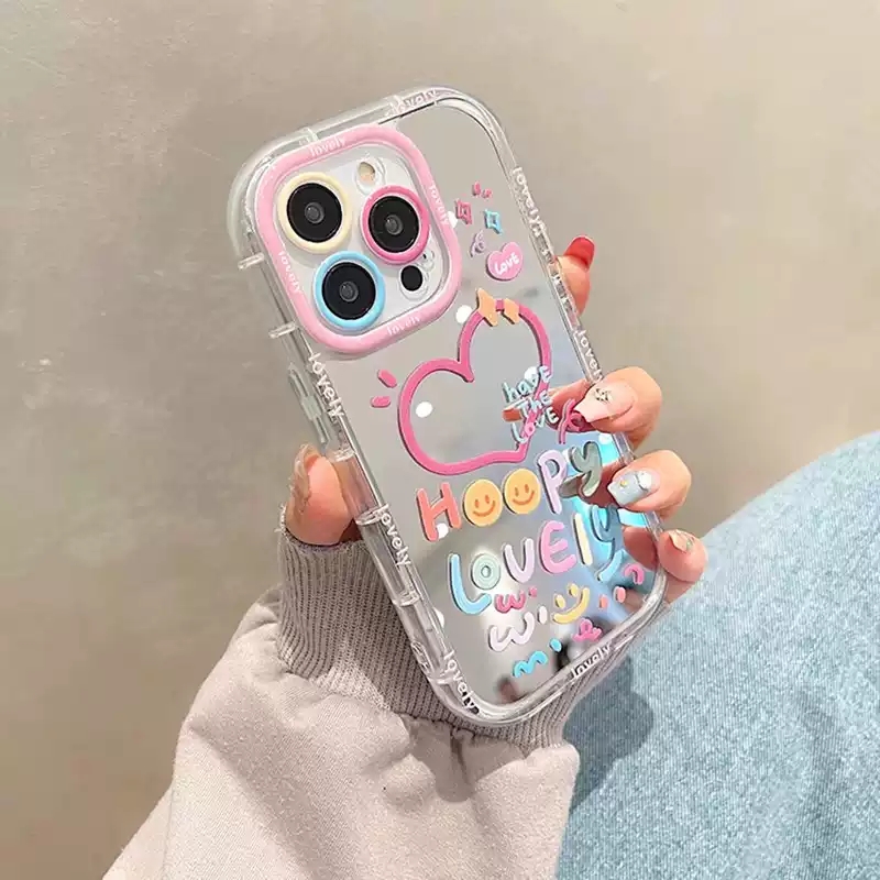 Cute Happy Lovely Heart Colorf - đánh giá và giá Phone Cases Pinterest