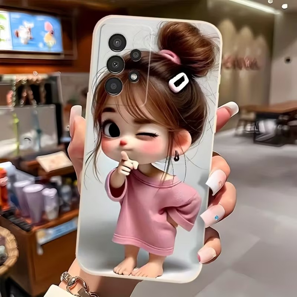 Cute Cartoon Girl Pattern Desi - đánh giá và giá Phone Cases Galaxy S26